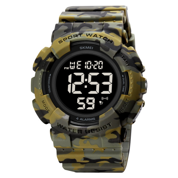 Чоловічий годинник Skmei 2081CMAGBK Camo Green-Black фото 1