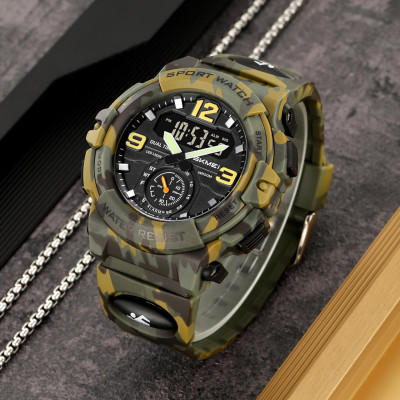 Мужские часы Skmei 2341CMGN Camo Green