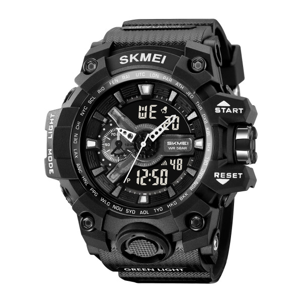 Чоловічий годинник Skmei 2396BK Black фото 1