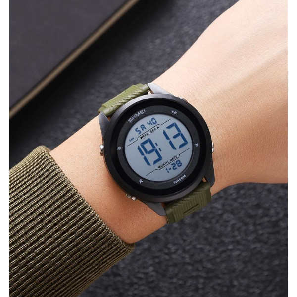 Skmei 2498PAGWT Army Green-Wnite фото 6