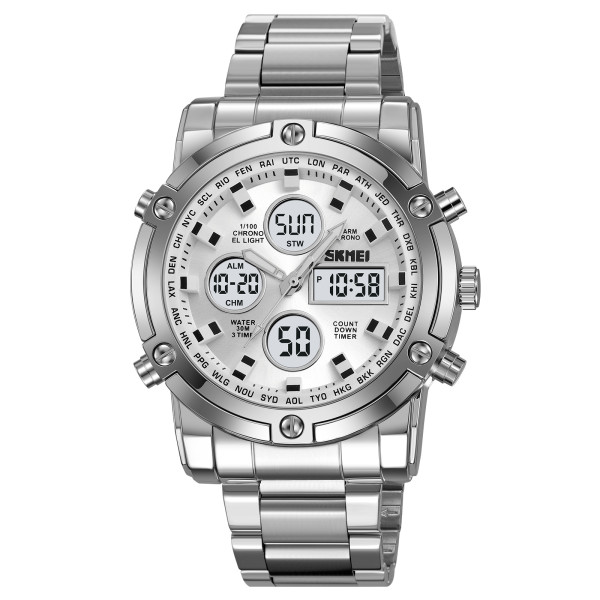 Skmei 2556SI Silver SALE 2025 фото 1