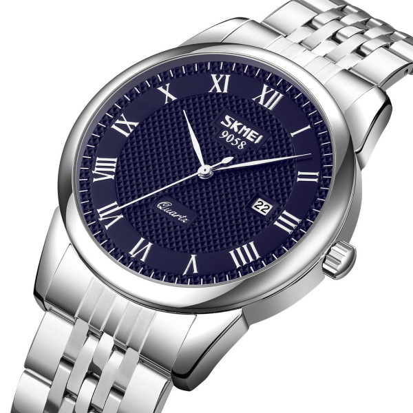 Skmei 9058SBU-S Silver-Blue фото 6