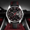 Чоловічий годинник Skmei 9106RD Silver-Black-Red фото 5