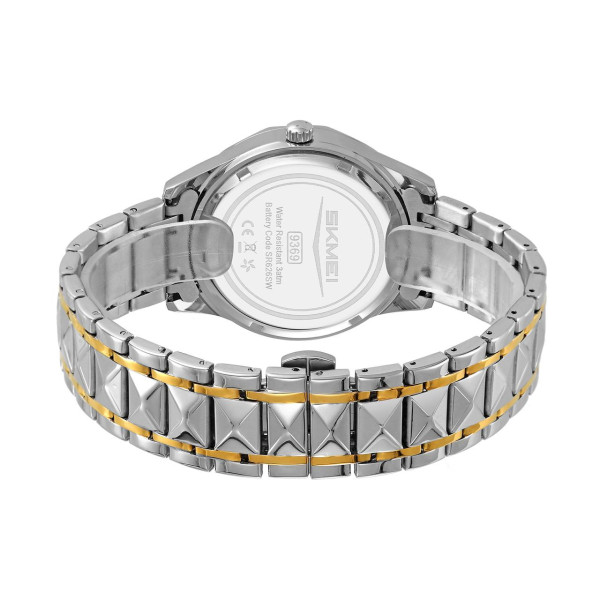 Мужские часы Skmei 9369TGDSI Gold-Silver фото 4