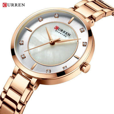 Сurren 9051 Rose Gold-White