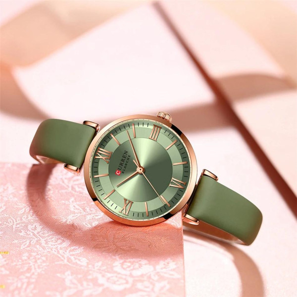 Сurren 9079 Rose Gold-Light Green фото 3