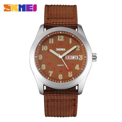 Skmei 9112BN Silver-Brown