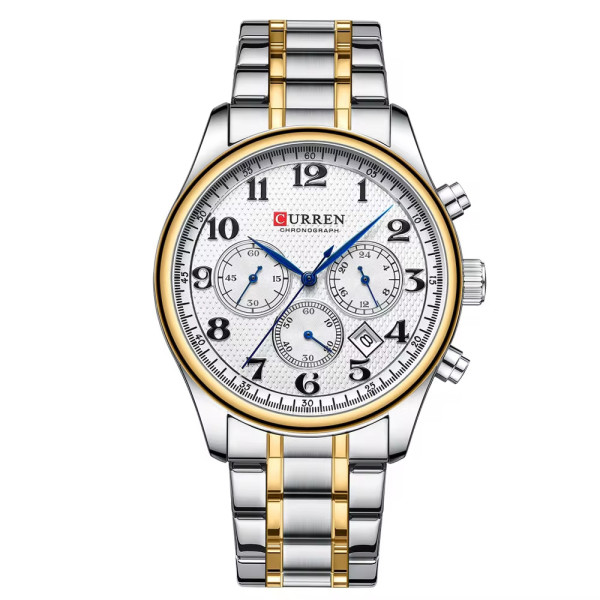 Curren 8466 Silver-Gold-White фото 1