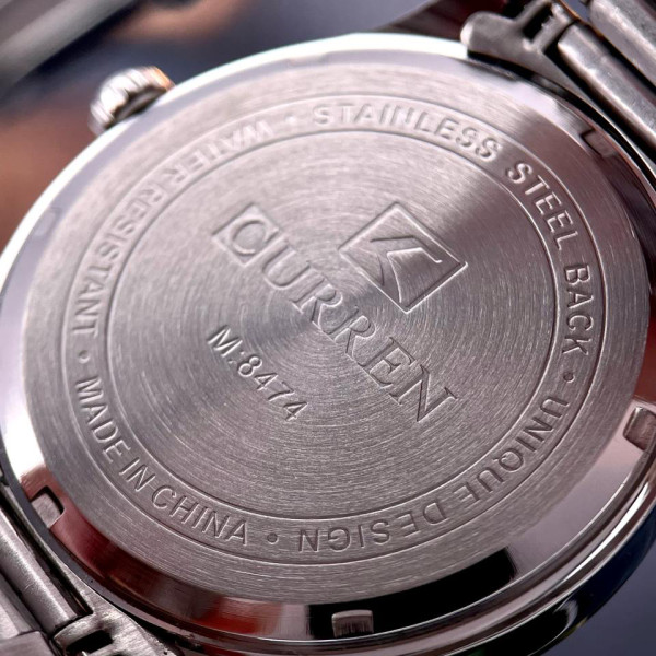 Curren 8474 Silver-Gold-White фото 8