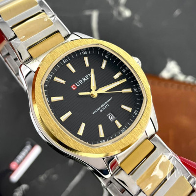 Curren 8474 Silver-Gold-Black