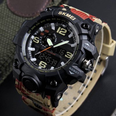 Skmei 1155BCMRD Black-Camo Red
