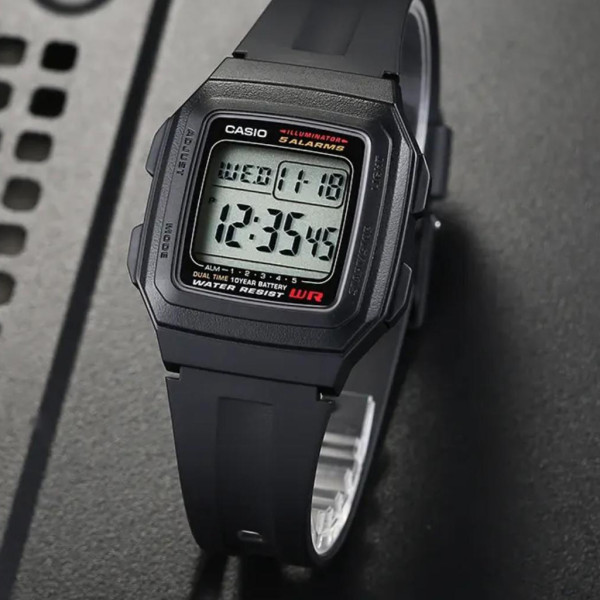Чоловічий годинник Casio F-201WA-1A фото 6