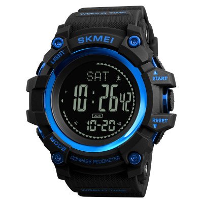 Skmei 1356BU Black-Blue Compass