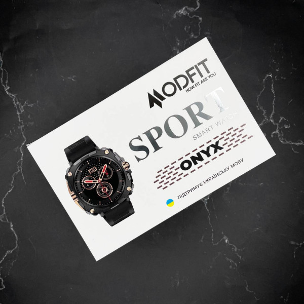 Розумний годинник Modfit Onyx Silver Steel + ремінець в подарунок фото 11