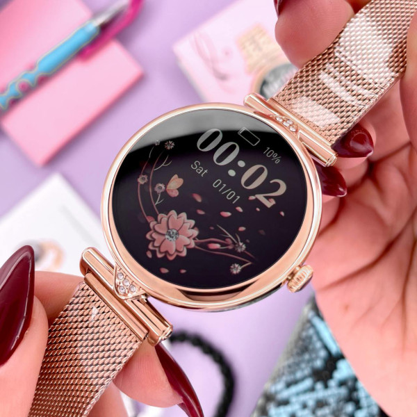 Розумний годинник Modfit Eclipse Gold Mesh фото 3