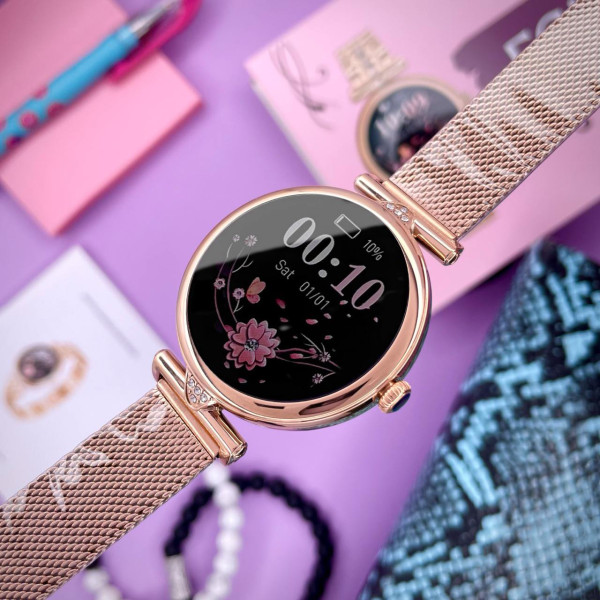 Розумний годинник Modfit Eclipse Gold Mesh фото 4