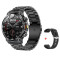 Розумний годинник Modfit Titan-X Black Steel + ремінець в подарунок