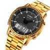 Мужские часы Skmei 1898GDWT Gold-White фото 3
