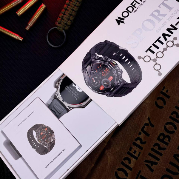 Розумний годинник Modfit Titan-X Silver Silica фото 8