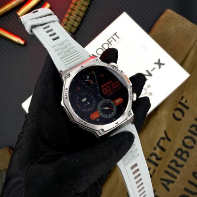 Розумний годинник Modfit Titan-X Silver Silica