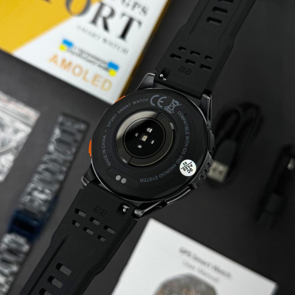 Розумний годинник Modfit Pathfinder GPS Compass Black Steel + ремінець в подарунок фото 4