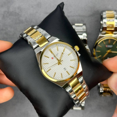 Curren 8439L Silver-Gold-White