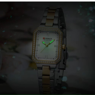 Curren 9102 Silver-Gold-White