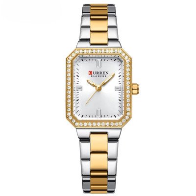 Curren 9102 Silver-Gold-White