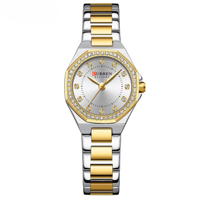 Curren 9100 Silver-Gold-White