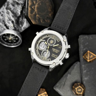 Awarder 017BKWT Тризуб золото Silver-White