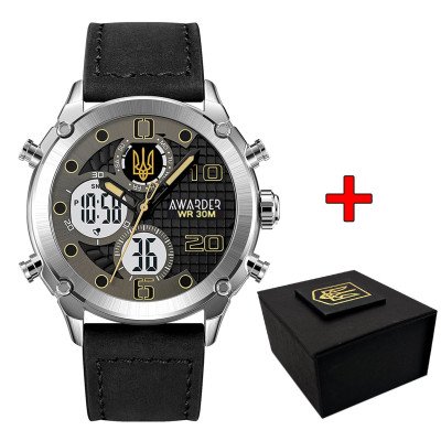 Awarder 017BKWT Тризуб золото Silver-White