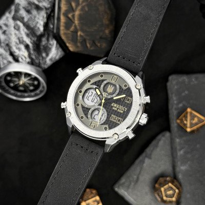 Awarder 017BKWT Тризуб золото Silver-White