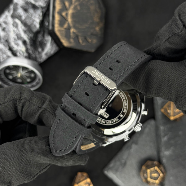 Мужские часы Awarder 017BKWT Тризуб золото Silver-White фото 4