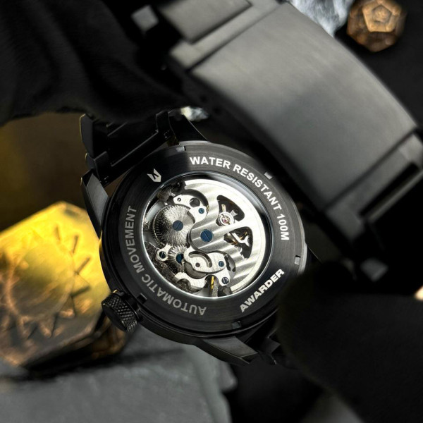 Мужские часы Awarder 058 Де би не був Black-White Steel фото 7