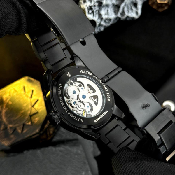 Мужские часы Awarder 058 Де би не був Black-White Steel фото 8