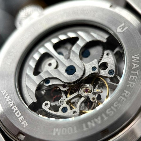 Чоловічий годинник Awarder 058 Де би не був Silver-Black Steel фото 8