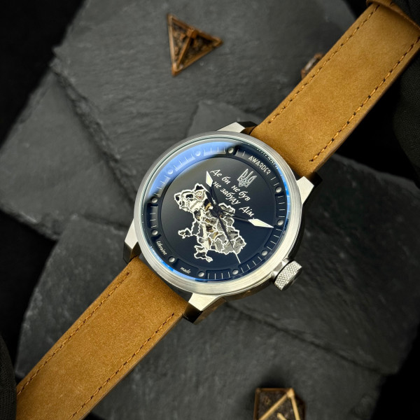 Мужские часы Awarder 058 Де би не був Silver-White-Brown фото 3