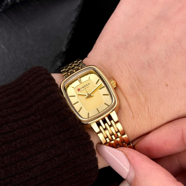 Женские часы Curren 9093 Gold-Gold фото 5