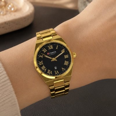 Женские часы Curren 9095 Gold-Black