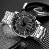 Мужские часы Skmei 1898SIBK Silver-Black фото 5