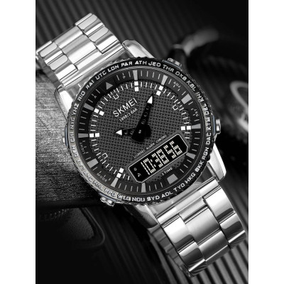 Skmei 1898SIBK Silver-Black