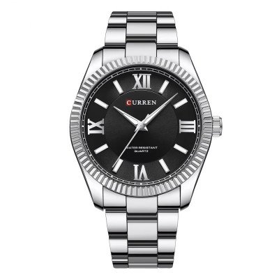 Curren 8453 Silver-Black