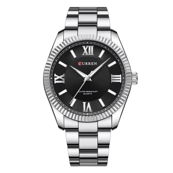 Жіночий годинник Curren 8453 Silver-Black фото 1