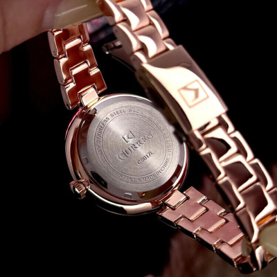 Curren 9017 Rose Gold-Red