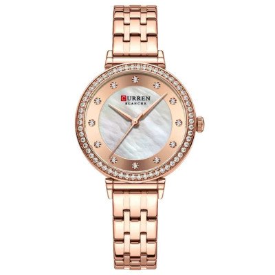 Curren 9087 Rose Gold-White