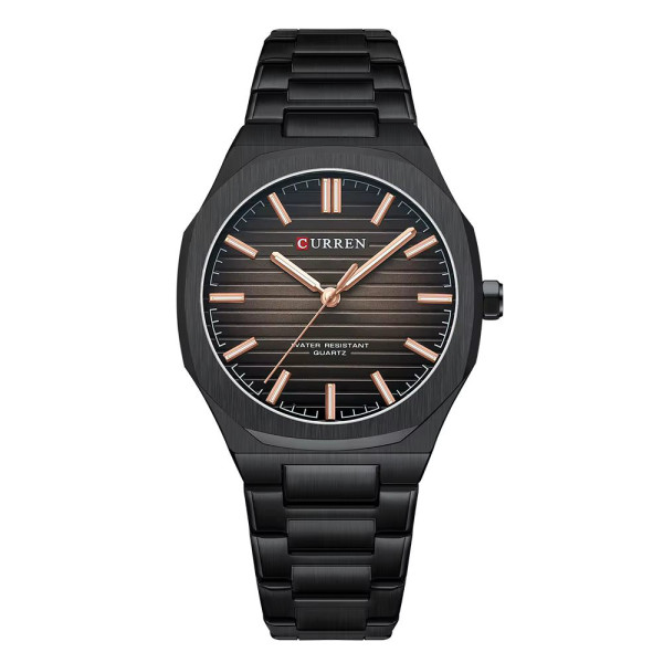 Чоловічий годинник Сurren 8456 Black-Black фото 1