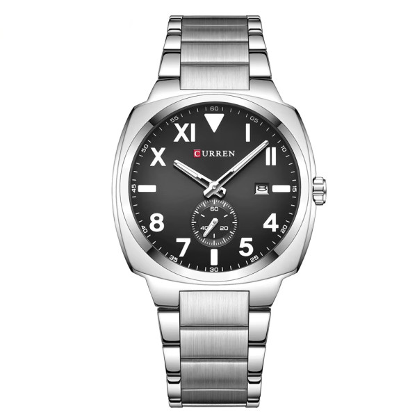 Чоловічий годинник Сurren 8472 Silver-White фото 1