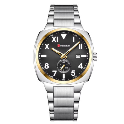Сurren 8472 Silver-Gold-Black