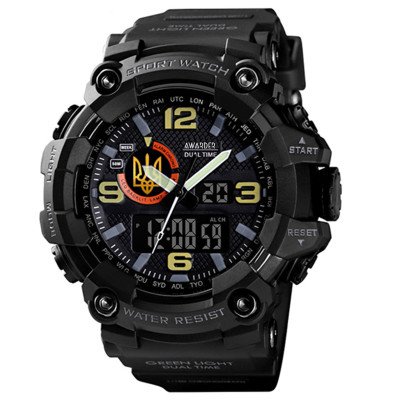 Awarder 002 Тризуб золото Чорні + Коробка.