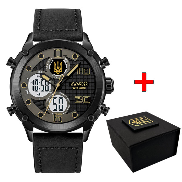 Awarder 017 Тризуб золото Black-White фото 1